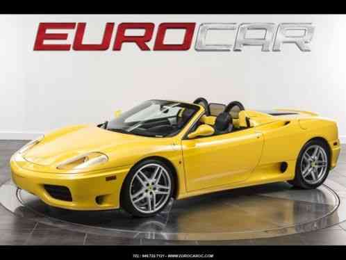 2001 Ferrari 360 6 SPEED MANUAL