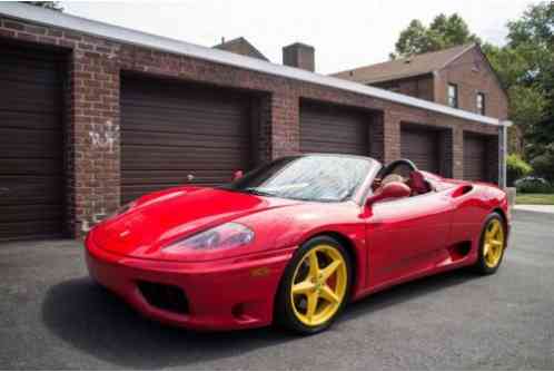 2003 Ferrari 360 Spyder Convertible