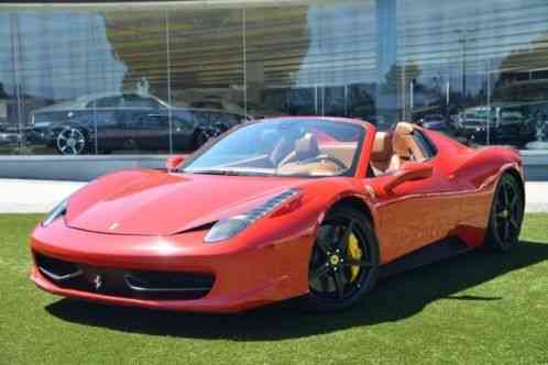 Ferrari 458 2dr Convertible (2012)