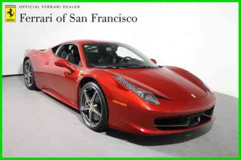 Ferrari 458 Certified Pre-Owned (2011)