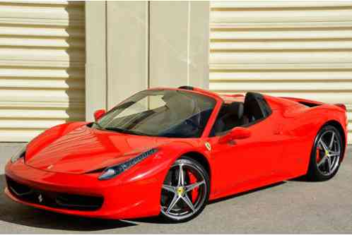 Ferrari 458 Spider! 650 Miles! Big (2012)