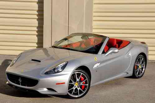 2012 Ferrari California $244K MSRP! Balance Of Factory 7-Year Maintenance!