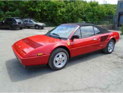 Ferrari: Mondial tan leather