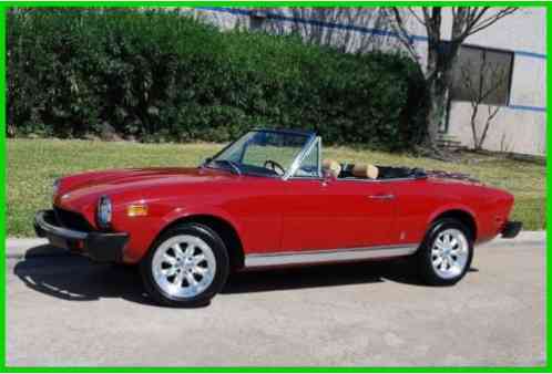 1978 Fiat 124 Spider