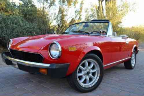 1979 Fiat 2000 Spider 2000 Spider Pinin Farina