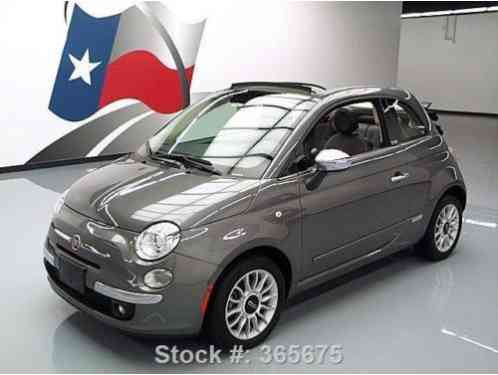 2012 Fiat 500 C LOUNGE CONVERTIBLE 5-SPEED BOSE AUDIO