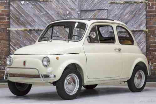 1971 Fiat 500 L Lusso White Caramel