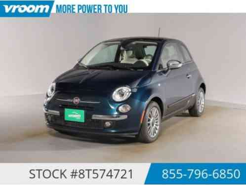 2013 Fiat 500 Lounge Certified 2013 19K MILES SUNROOF HTD SEATS
