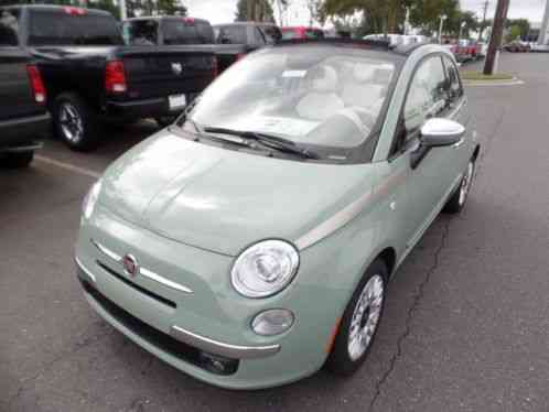 2015 Fiat 500 Lounge Convertible Automatic