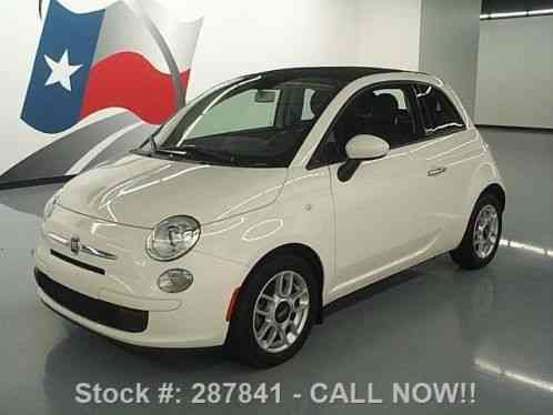 2012 Fiat 500 POP CONVERTIBLE 5-SPEED ALLOY WHEELS