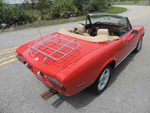 Fiat Other 124 SPIDER 2000 1979, CONVERTIBLE, RED EXTERIOR, TAN VINYL