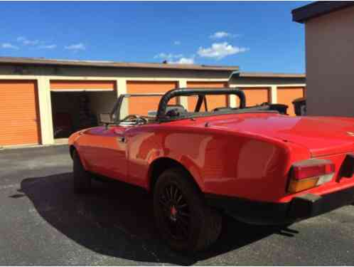 1981 Fiat spider 124 Spider 124