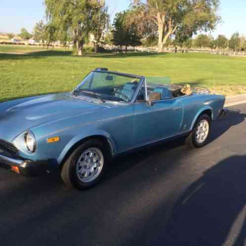 Fiat Spider Type 124 Turbo (1981)