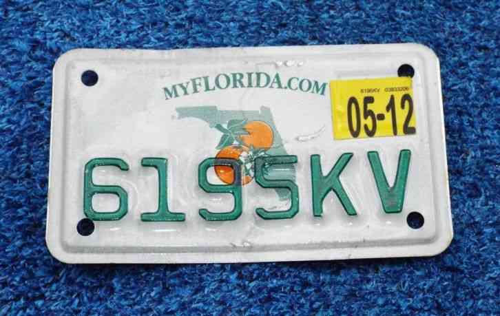 Florida Motorcycle License Plate MyFlorida. Com License