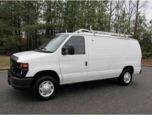 2011 Ford E-Series Van Commercial Cargo w/ Ladder Rack & Bins