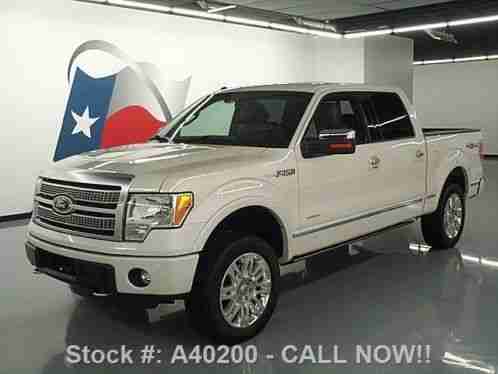 2012 Ford F-150 2012 PLATINUM CREW 4X4 ECOBOOST SUNROOF NAV