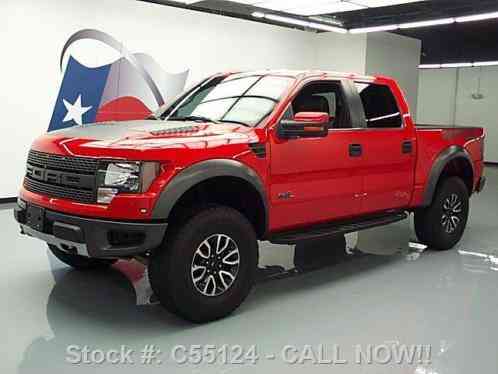 2012 Ford F-150 SVT RAPTOR CREW 4X4 6. 2L SUNROOF NAV