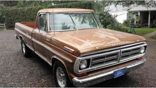 Ford F-250 SPORT CUSTOM CAMPER (1972)