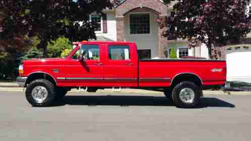 1997 Ford F-350 CREW CAB XLT 4X4 DIESEL 7. 3 LITER POWERSTROKE