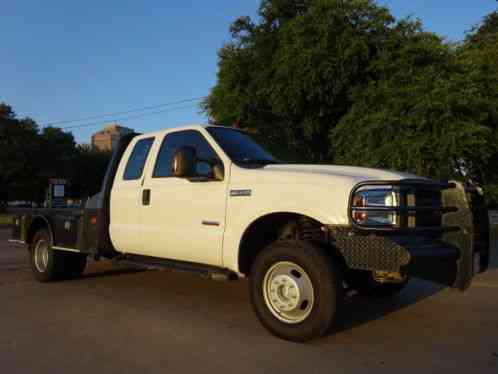 2007 Ford F-350 EXT. CAB FLAT BED DUALLY 4X4 AUTO DIESEL TX TRUCK