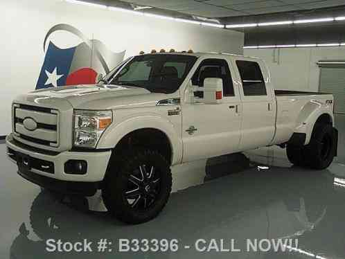 2013 Ford F-350 WESTERN HAULER 4X4 DIESEL DUALLY NAV