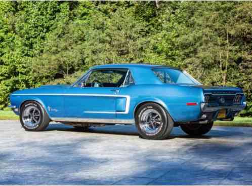 1968 Ford Mustang blue