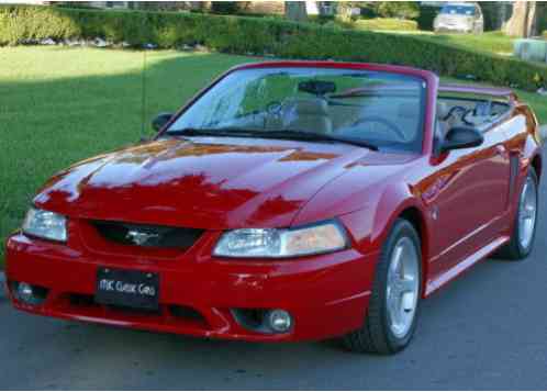 1999 Ford Mustang COBRA - 4. 6 LITRE V-8 - 5 SPEED - 45K MI