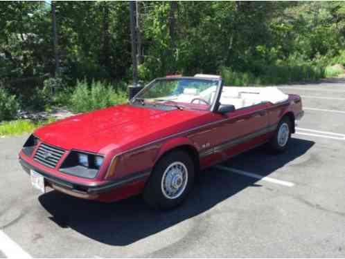 Ford Mustang Convertible (1983)