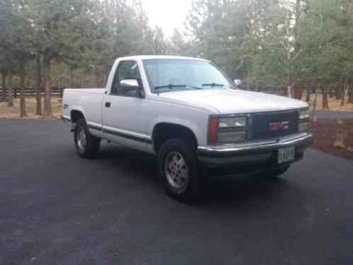 GMC Sierra 1500 regular cab 4x4 SLE (1991)