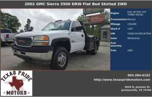 GMC Sierra 3500 DRW Flatbed (2002)