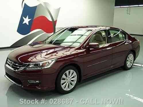 2013 Honda Accord EX-L V6 SEDAN LEATHER SUNROOF NAV