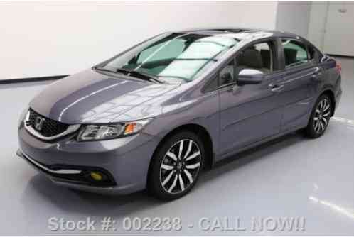 2014 Honda Civic EX-L SEDAN SUNROOF HTD LEATHER