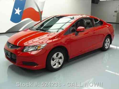 2013 Honda Civic LX COUPE 1. 8L AUTOMATIC RALLYE RED