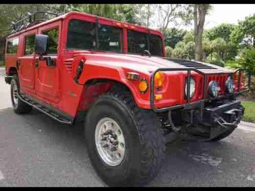 1996 Hummer H1 Red Rhino- show original title