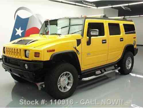 2006 Hummer H2 ADVENTURE 4X4 LEATHER SUNROOF NAV