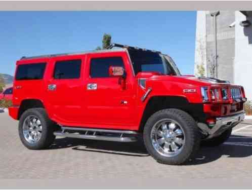 2004 Hummer H2 Victory Red Limited Edition