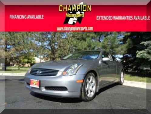 Infiniti G35 2dr Cpe Auto w/Leather (2004)