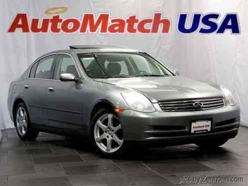 Infiniti G35 AWD, Nav, Sunroof, Htd (2004)