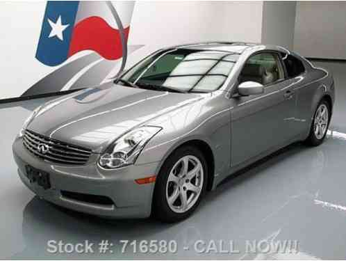 Infiniti G35 COUPE AUTO SUNROOF (2006)