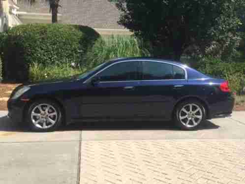 Infiniti G35 2006 X Dark Blue Four Door Sedan All Wheel