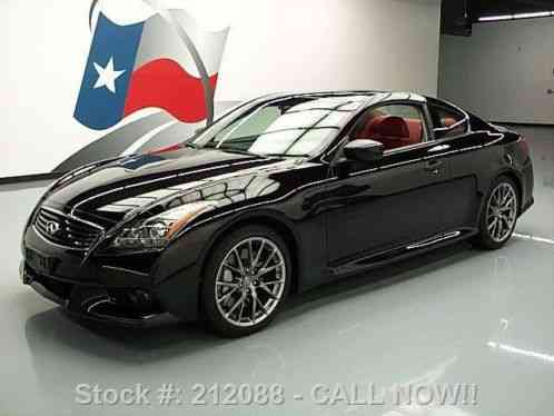 2011 Infiniti G37 2011 IPL AUTO RED LEATHER SUNROOF NAV 28K