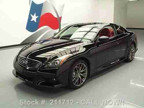 2011 Infiniti G37 2011 IPL COUPE RED LEATHER SUNROOF NAV 32K