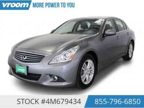 2012 Infiniti G37 Certified 2012 22K MILES 1 OWNER NAV BOSE SUNROOF