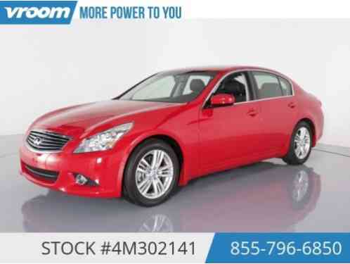 Infiniti G37 HEATED SEATS (2013)