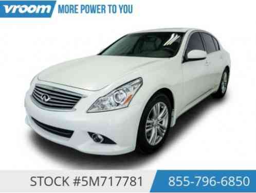 2013 Infiniti G37 Journey Certified 2013 21K MILES 1 OWNER SUNROOF