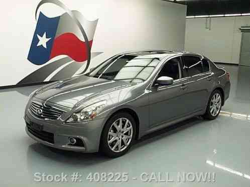 Infiniti G37 SPORT SEDAN SUNROOF (2010)