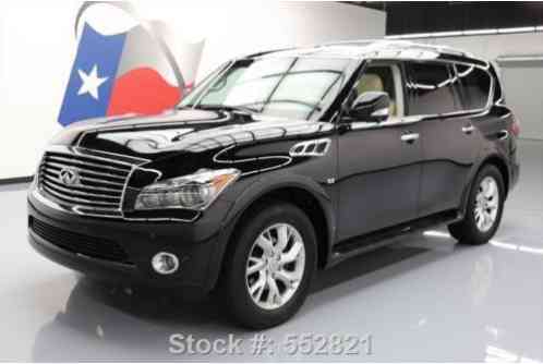 2014 Infiniti QX80 HTD LEATHER SUNROOF NAVCAM