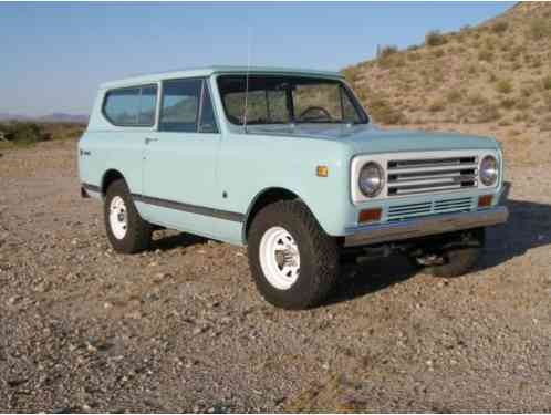 1972 International Harvester Scout Convertible