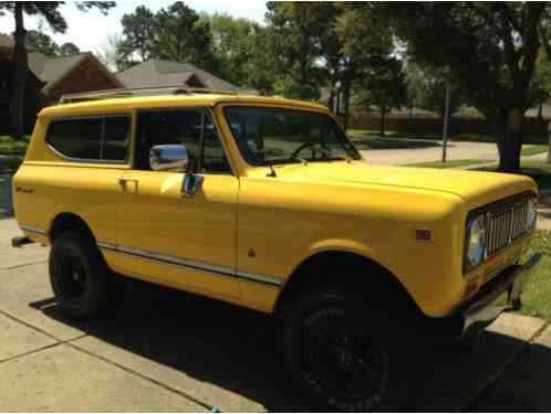 International Harvester Scout ii (1974)