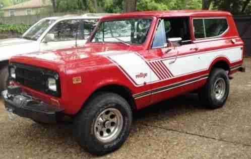 1980 International Harvester Scout Rallye